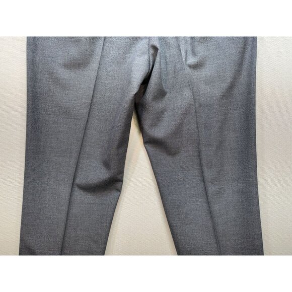 Farah Men’s Dress Pants Flat Front Stretch Size 34x26 Solid Blue Casua Pockets - Picture 10 of 12